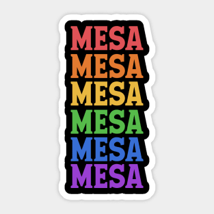 MESA CHRISTMAS CITY Sticker